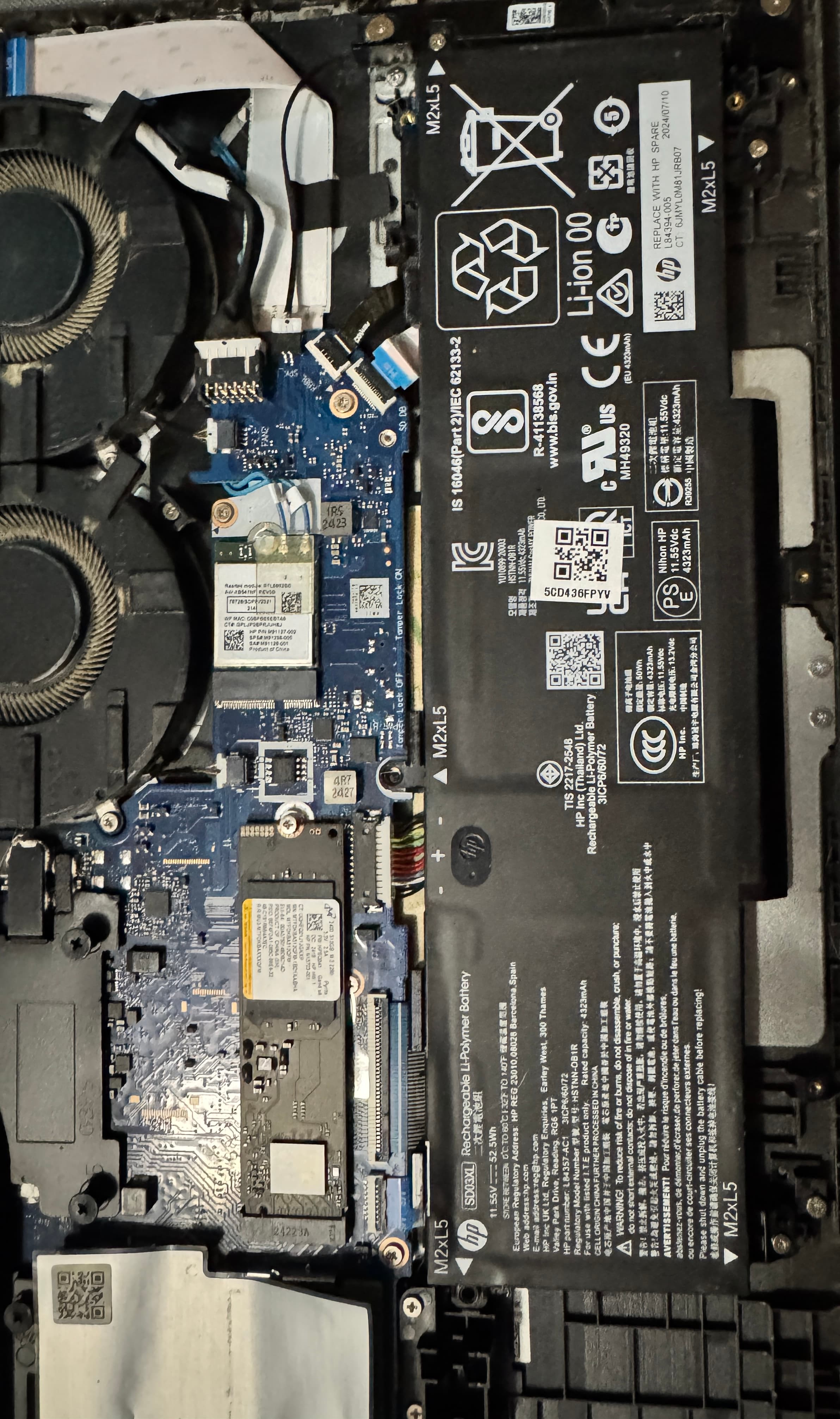 Laptop battery replacement